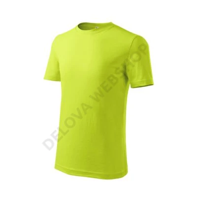 Classic New Pólók gyerek, lime szin