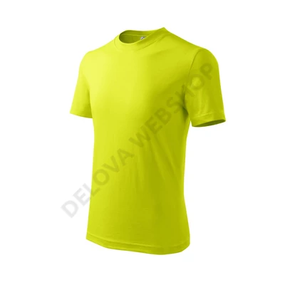 Basic Pólók gyerek, lime szin