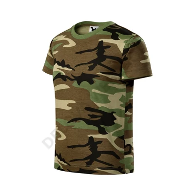 Camouflage Pólók gyerek, terepszín barna