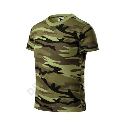 Camouflage Pólók gyerek, terepszín zöld