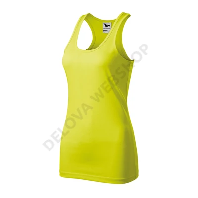 Racer Atléta női, neon yellow