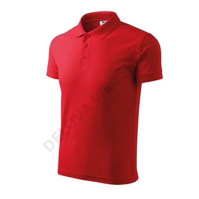 Pique Polo Galléros póló férfi, piros