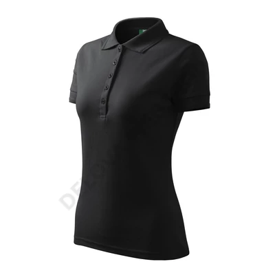 Pique Polo Galléros póló női, ebony gray