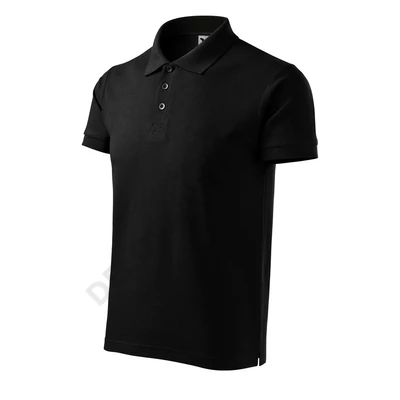 Cotton Galléros póló férfi, fekete