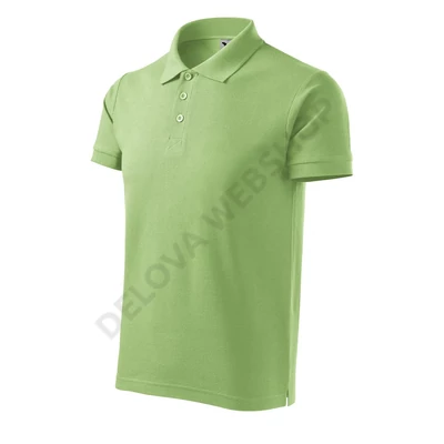 Cotton Galléros póló férfi, borsózöld