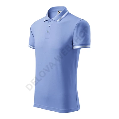 Urban Galléros póló férfi, égszínkék