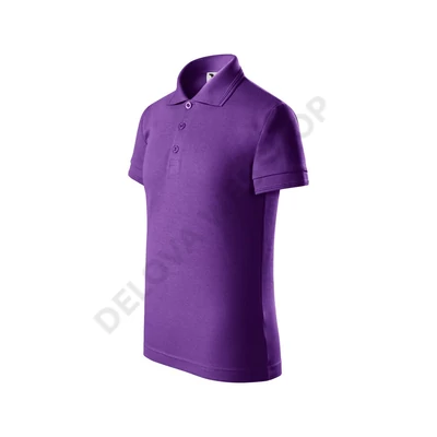 Pique Polo Galléros póló gyerek, lila