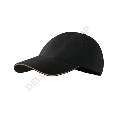Sandwich 6P Sapka unisex, fekete