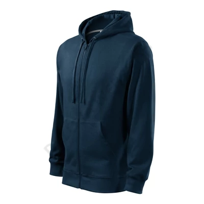Trendy Zipper Felső férfi, tengerkék