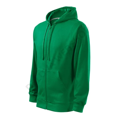 Trendy Zipper Felső férfi, zöld