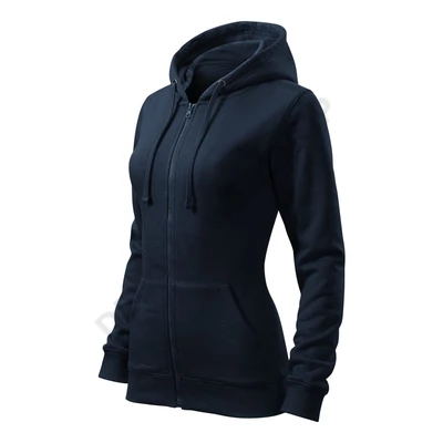 Trendy Zipper Felső női, tengerkék