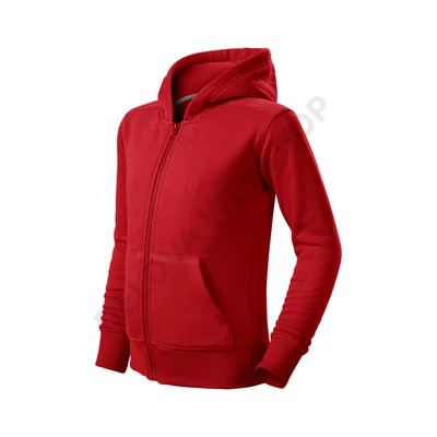 Trendy Zipper Felső gyerek, piros