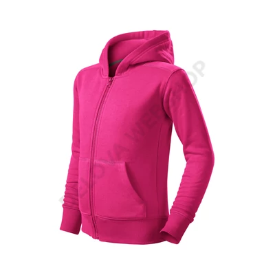 Trendy Zipper Felső gyerek, bíborszín