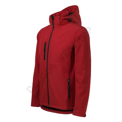 Performance Softshell kabát férfi, piros