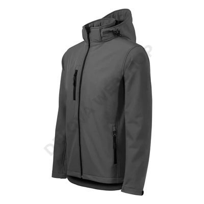 Performance Softshell kabát férfi, acélszürke