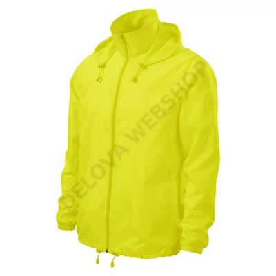 Windy Széldzseki unisex, neon yellow