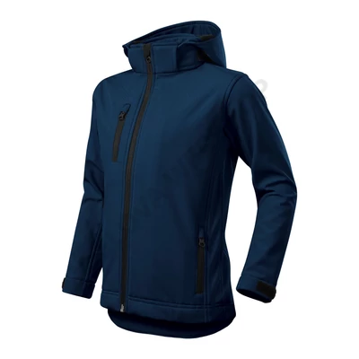 Performance Softshell kabát gyerek, tengerkék