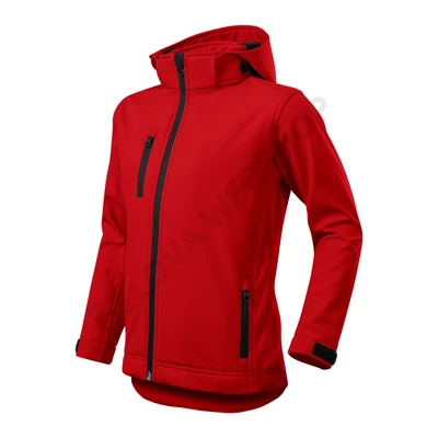 Performance Softshell kabát gyerek, piros