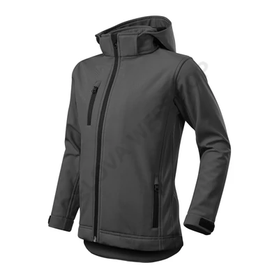 Performance Softshell kabát gyerek, acélszürke