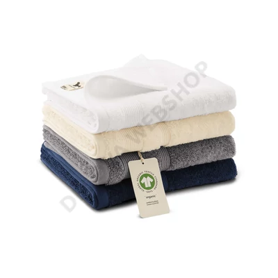 Organic Törülköző unisex, fehér