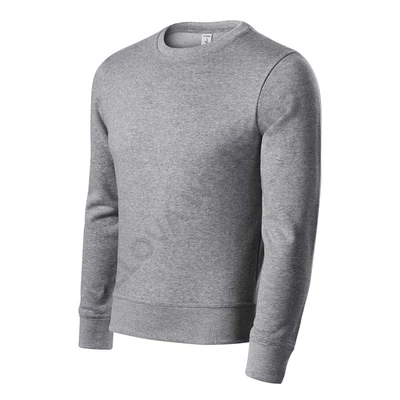 Zero Felső unisex, sötétszürke melírozott
