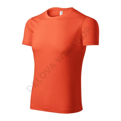 Pixel Pólók unisex, neon orange