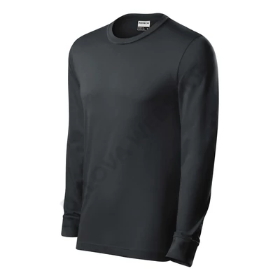 Resist LS Pólók unisex, ebony gray