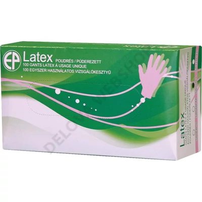 5806B-12B LATEX vizsgálókesztyű, púderozott