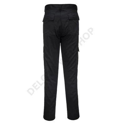 Slim Fit Combat nadrág, fekete