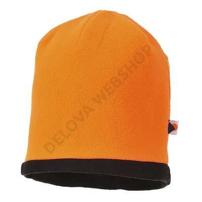 Kifordítható HiVis sapka, narancs/fekete