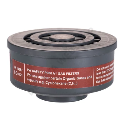 A1 Gáz szűrő, speciális menetes csatlakozás, szürke