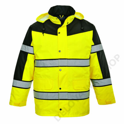 Hi-Vis Classic kéttónusú kabát, sárga
