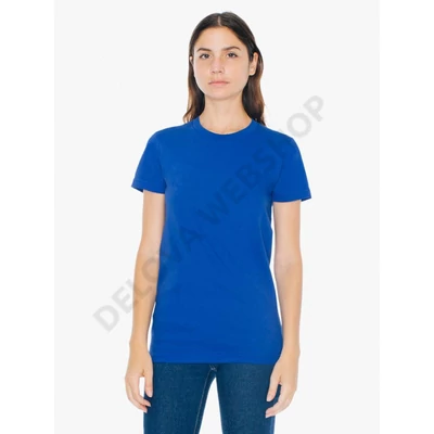 AA2102 WOMEN'S FINE JERSEY SHORT SLEEVE T-SHIRT, Royal Blue