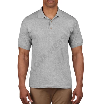 GI3800 ULTRA COTTON™ ADULT PIQUE POLO, RS Sport Grey