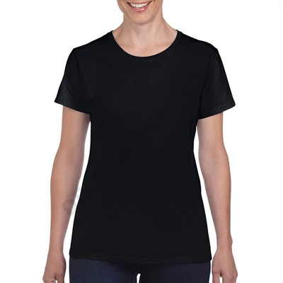 GIL5000 HEAVY COTTON™  LADIES' T-SHIRT, Black