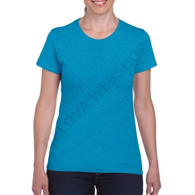 GIL5000 HEAVY COTTON™  LADIES' T-SHIRT, Heather Sapphire