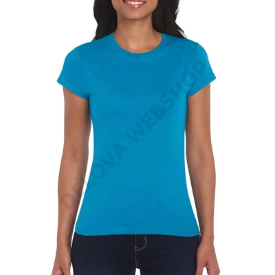 GIL64000 SOFTSTYLE® LADIES' T-SHIRT, Antique Sapphire