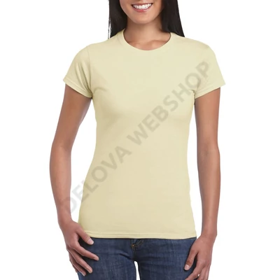 GIL64000 SOFTSTYLE® LADIES' T-SHIRT, Sand