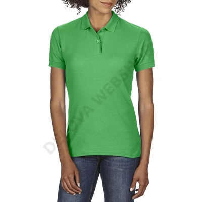 GIL75800 DRYBLEND® LADIES' DOUBLE PIQUÉ POLO, Irish Green
