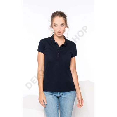 KA255 LADIES’ PIQUÉ SHORT SLEEVE POLO SHIRT, Black