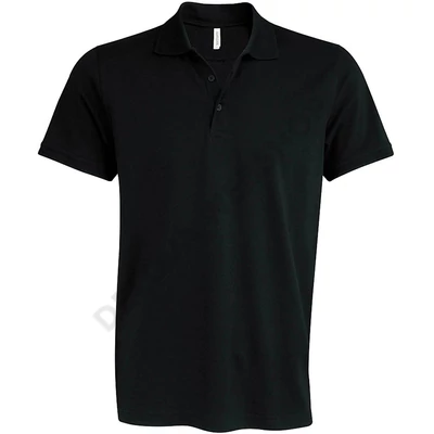 KA239 MIKE - MEN'S SHORT SLEEVE POLO SHIRT, Black