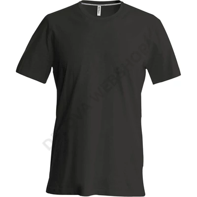 KA356 MEN'S SHORT SLEEVE CREW NECK T-SHIRT, Black