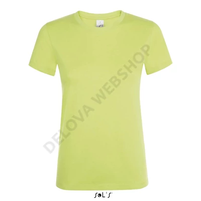 SO01825 REGENT WOMEN ROUND-NECK T-SHIRT, Apple Green