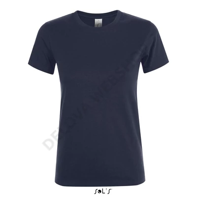 SO01825 REGENT WOMEN ROUND-NECK T-SHIRT, French Navy