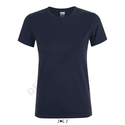 SO01825 REGENT WOMEN ROUND-NECK T-SHIRT, Navy