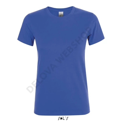 SO01825 REGENT WOMEN ROUND-NECK T-SHIRT, Royal Blue