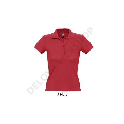 SO11310 PEOPLE WOMEN'S POLO SHIRT, Red