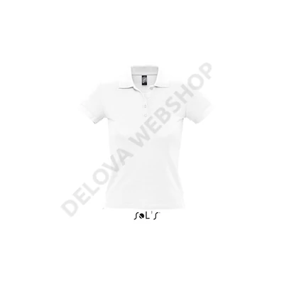 SO11310 PEOPLE WOMEN'S POLO SHIRT, White
