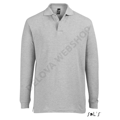 SO11328 STAR MEN POLO SHIRT, Grey Melange