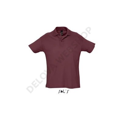 SO11342 SUMMER II MEN'S POLO SHIRT, Burgundy